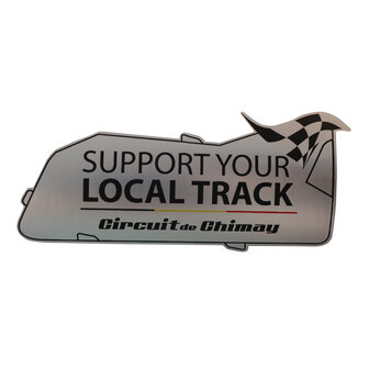 Autocollant &quot;Support your local track&quot;